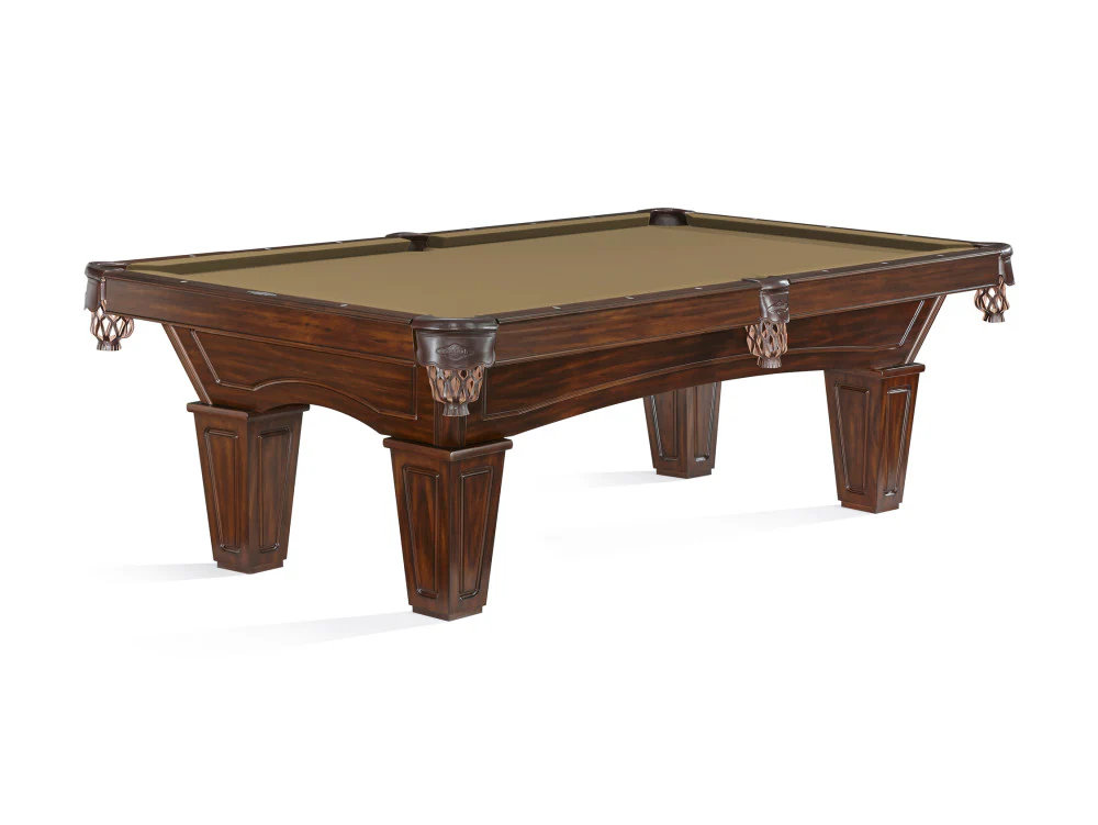 8' Allenton Pool Table with Tapered Leg Tuscana